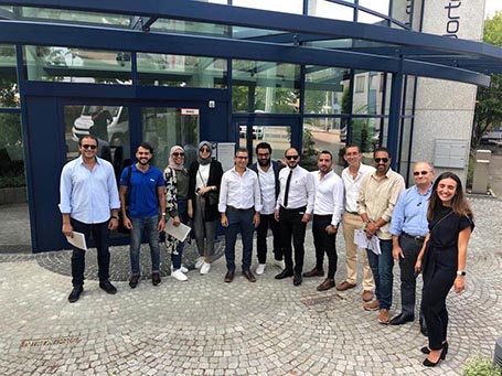 زيارة كناوف مصر لمصنع أكوابانيل مع فريق المطورين