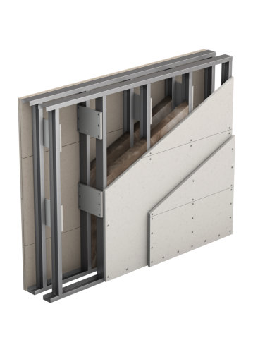 Partition, Double Wall, Double Layer Cladding (W116)